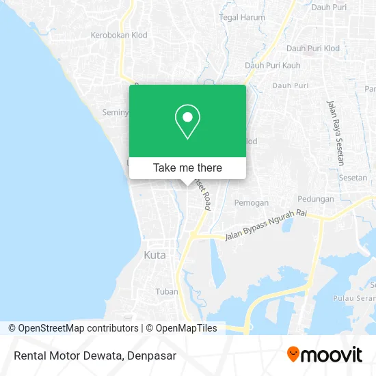 Rental Motor Dewata map