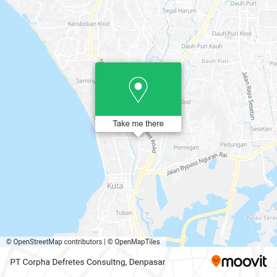 PT Corpha Defretes Consultng map