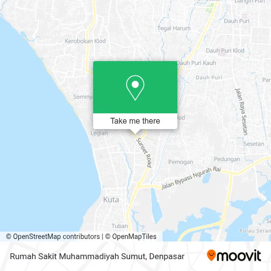 Rumah Sakit Muhammadiyah Sumut map