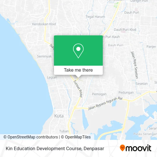 Kin Education Development Course map