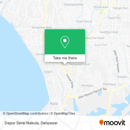Dapur Serai Nakula map