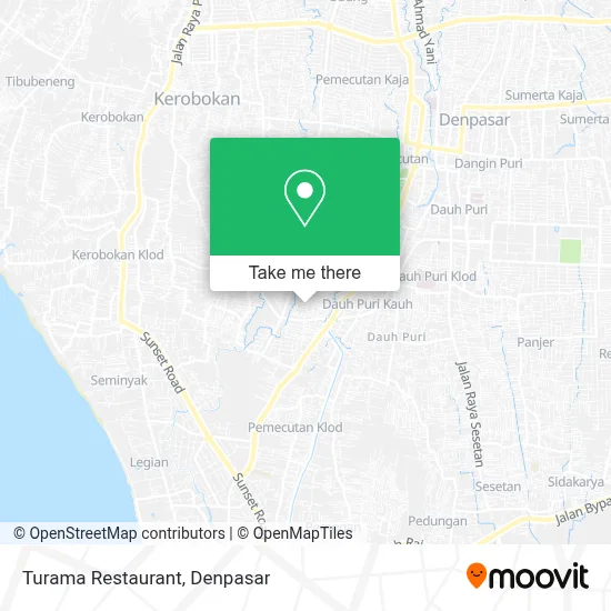 Turama Restaurant map