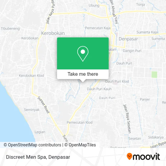 Discreet Men Spa map