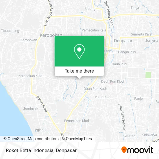 Roket Betta Indonesia map