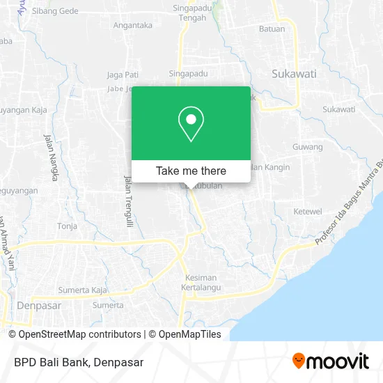 BPD Bali Bank map