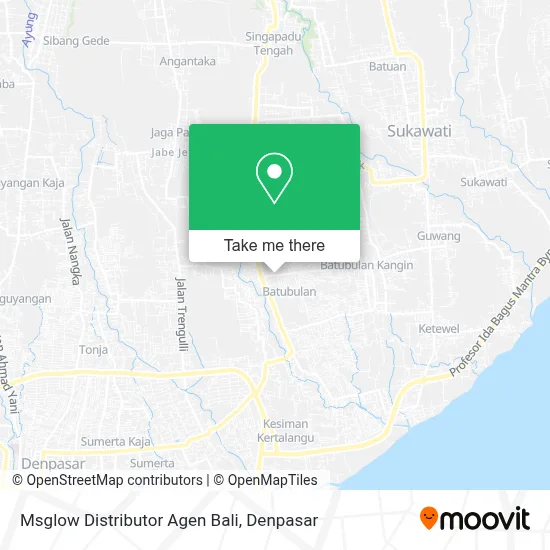Msglow Distributor Agen Bali map