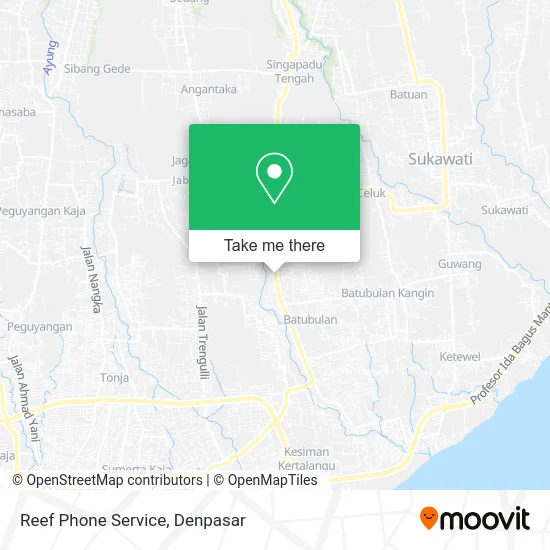 Reef Phone Service map