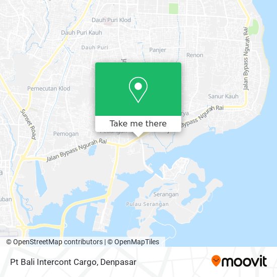 Pt Bali Intercont Cargo map