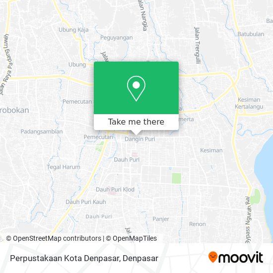 Perpustakaan Kota Denpasar map