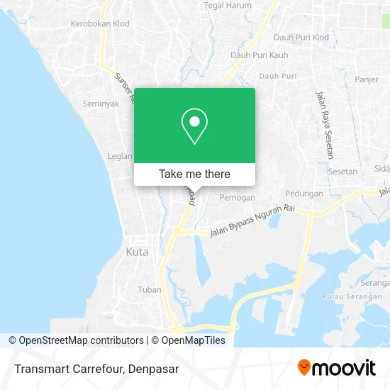 Transmart Carrefour map