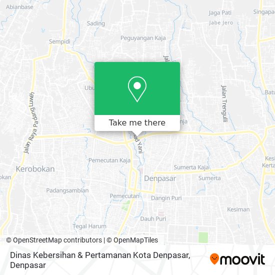 Dinas Kebersihan & Pertamanan Kota Denpasar map