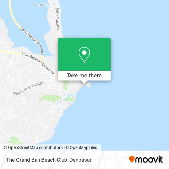 The Grand Bali Beach Club map