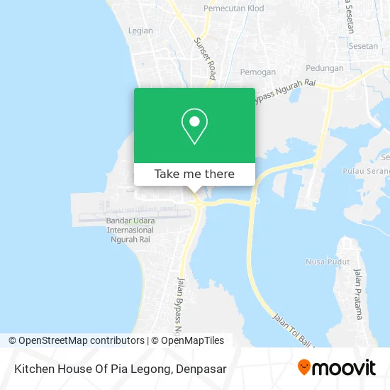 Kitchen House Of Pia Legong map