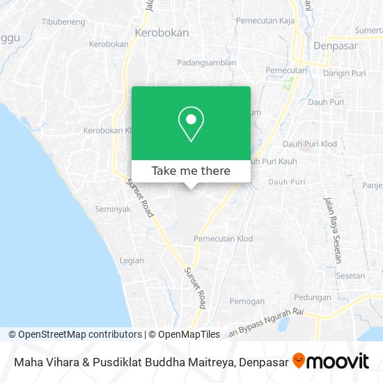 Maha Vihara & Pusdiklat Buddha Maitreya map