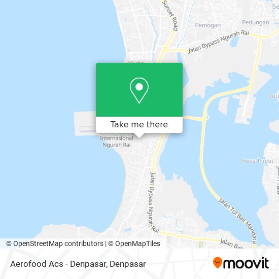 Aerofood Acs - Denpasar map