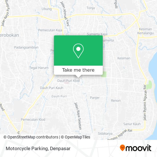 Motorcycle Parking map