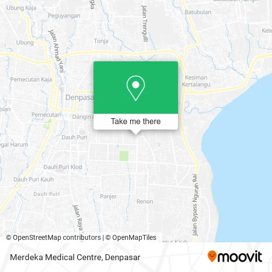 Merdeka Medical Centre map
