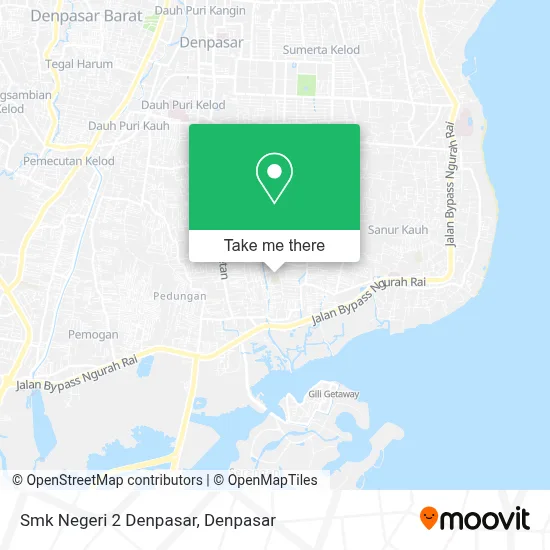 Smk Negeri 2 Denpasar map