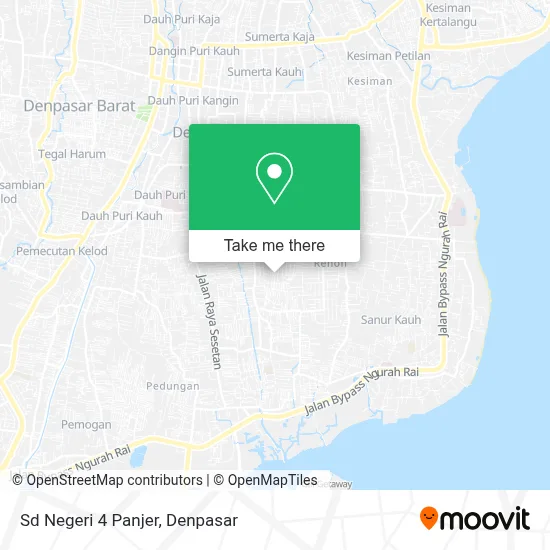 Sd Negeri 4 Panjer map