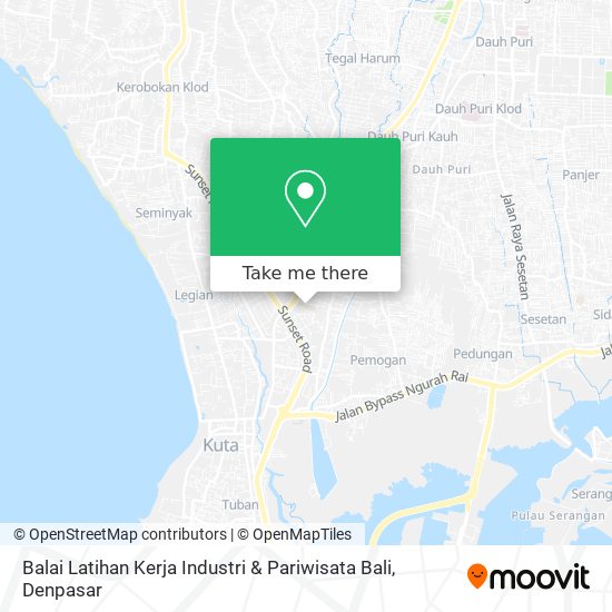 Balai Latihan Kerja Industri & Pariwisata Bali map