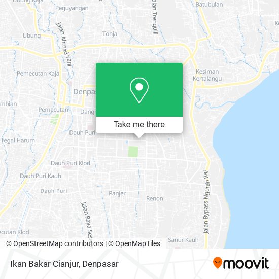 Ikan Bakar Cianjur map