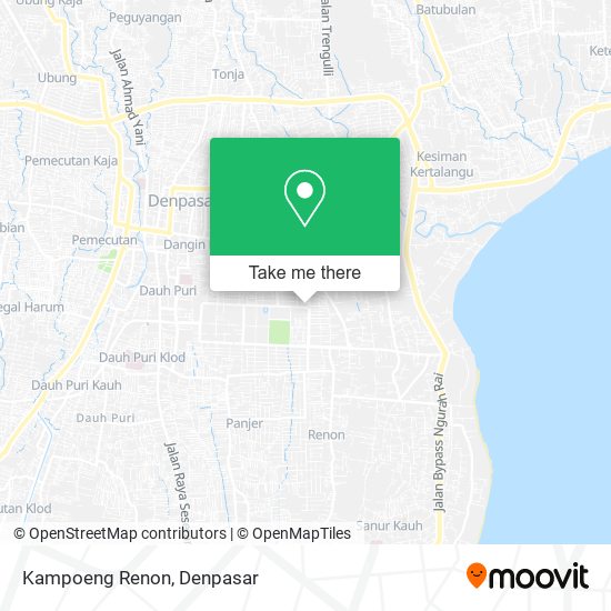 Kampoeng Renon map