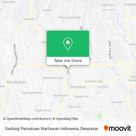 Gedung Persatuan Wartawan Indonesia map