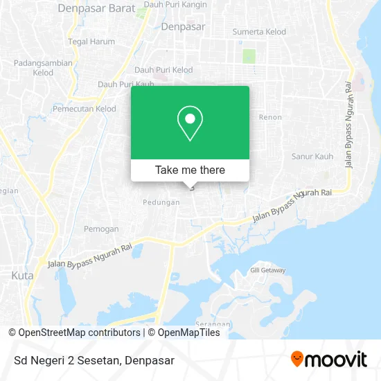 Sd Negeri 2 Sesetan map