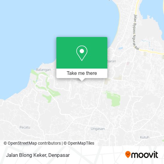 Jalan Blong Keker map