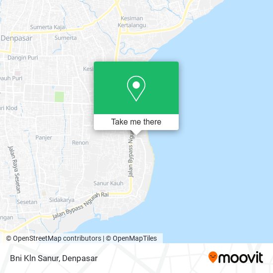 Bni Kln Sanur map