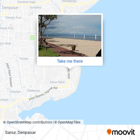 Sanur map