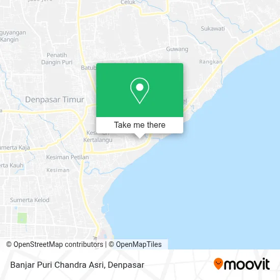 Banjar Puri Chandra Asri map