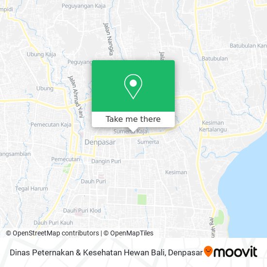 Dinas Peternakan & Kesehatan Hewan Bali map