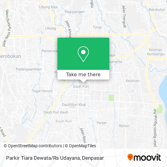 Parkir Tiara Dewata/Rs Udayana map