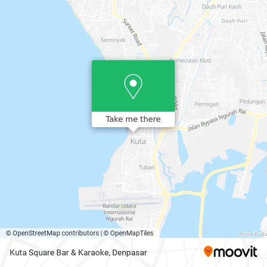 Kuta Square Bar & Karaoke map