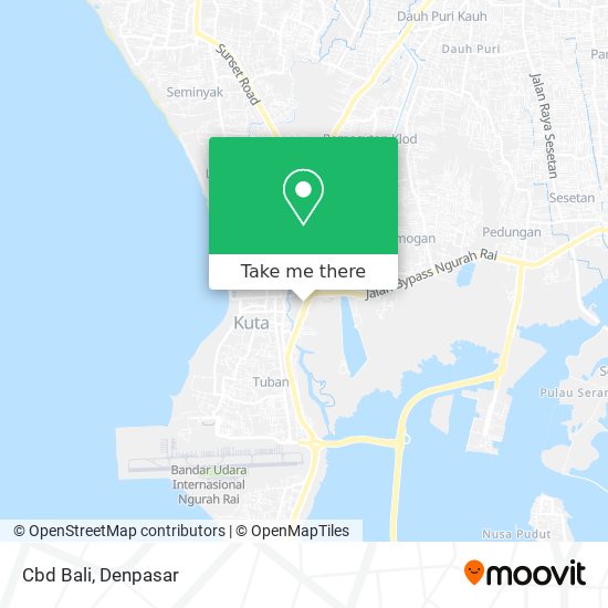 Cbd Bali map