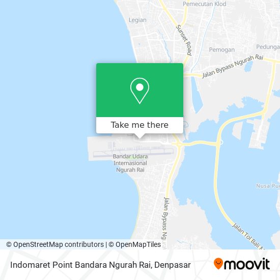 Indomaret Point Bandara Ngurah Rai map