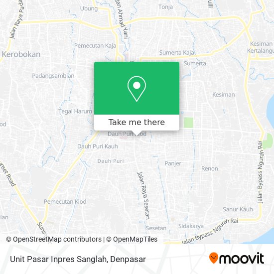 Unit Pasar Inpres Sanglah map