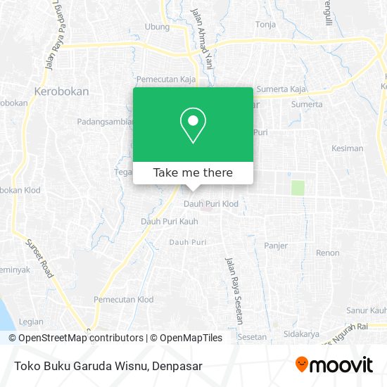 Toko Buku Garuda Wisnu map
