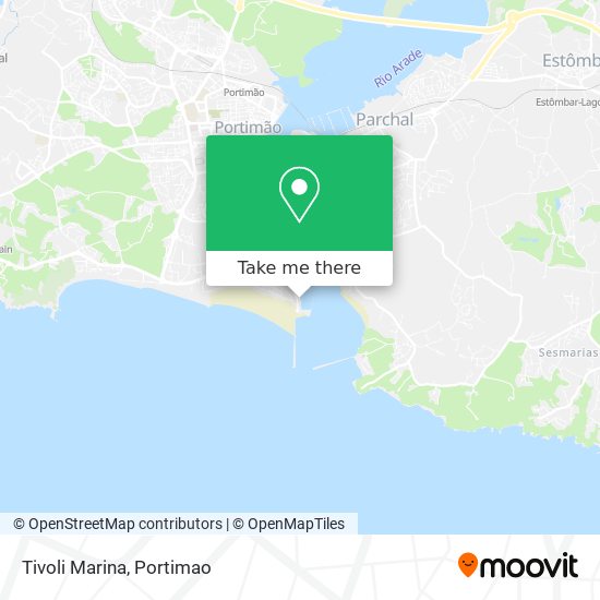 Tivoli Marina mapa