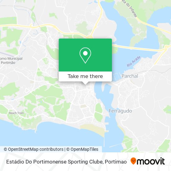 Estádio Do Portimonense Sporting Clube map