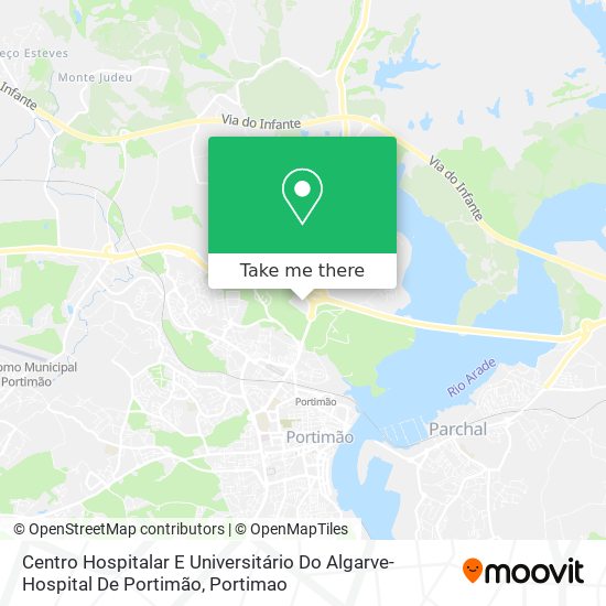 Centro Hospitalar E Universitário Do Algarve-Hospital De Portimão map