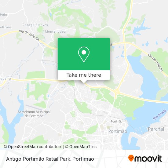 Antigo Portimão Retail Park map