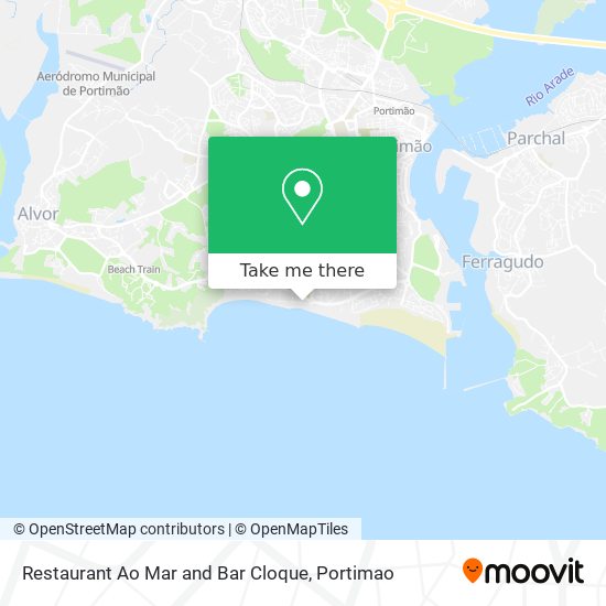 Restaurant Ao Mar and Bar Cloque map