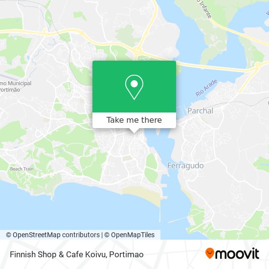 Finnish Shop & Cafe Koivu map