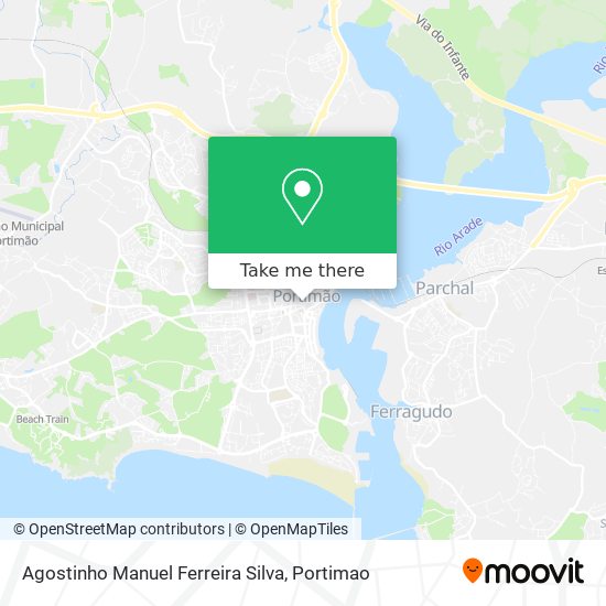 Agostinho Manuel Ferreira Silva map