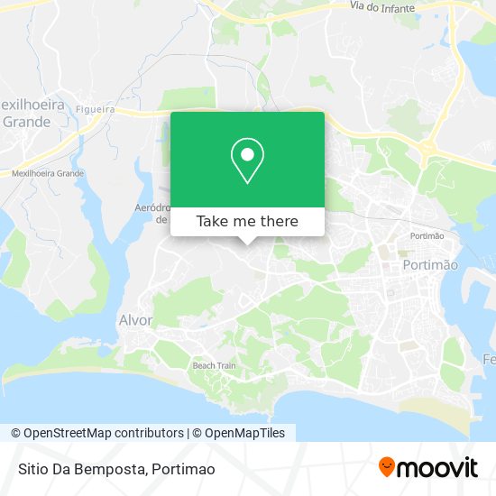 Sitio Da Bemposta map