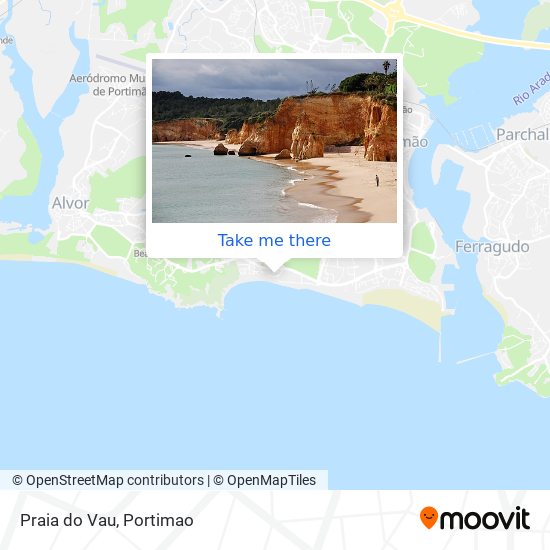 Praia do Vau map