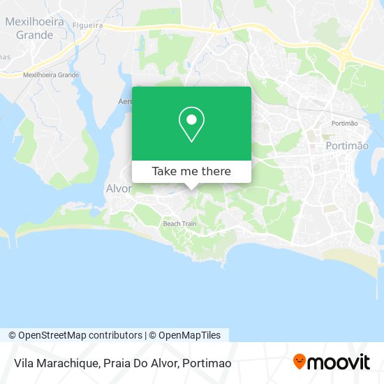 Vila Marachique, Praia Do Alvor map