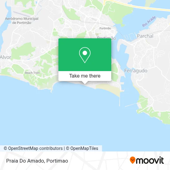 Praia Do Amado map